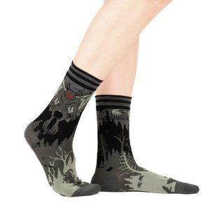 New Mothman Cryptid Cotton Blend Socks (Unisex Sizing)